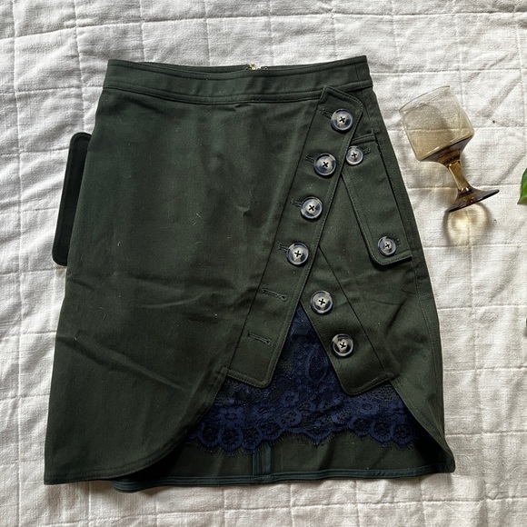 Self-Portrait Dresses & Skirts - utility mini skirt, reworked army jacket brand new with tags self-portrait